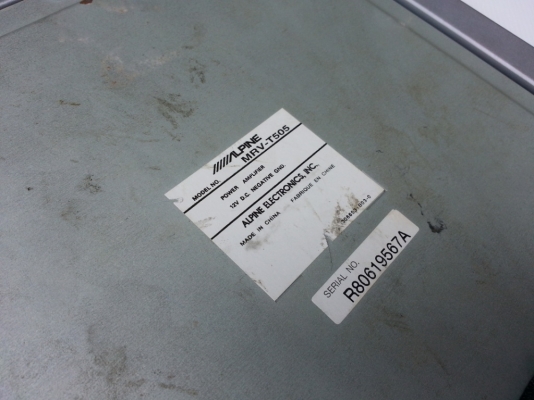 แอมป์ 2 แชแนล Alpine V12 Expert MRV-T505 แอมป์ 2 แชแนล Alpine V12 Expert MRV-T505