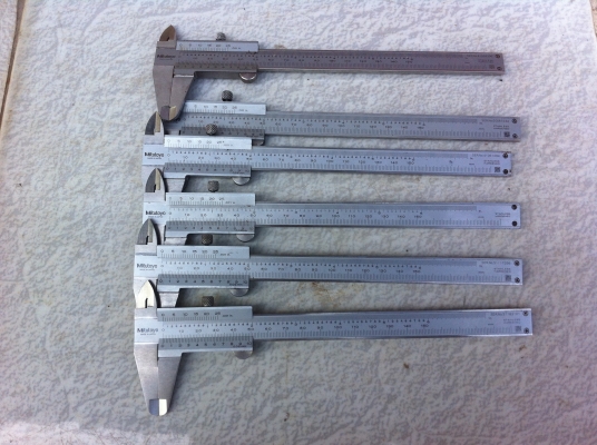 เวอร์เนียแบบสเกลขนาด 6 นิ้ว Mitutoyo มองเห็นชัด ปากสนิน ของแท้จากญี่ปุ่น