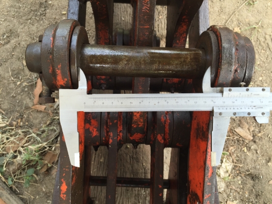 Fork หัวคีบเก่าญี่ปุ่น สำหรับรถขุดเล็ก PC20