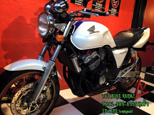 T&amp;T BIKE RAMA2 รถเข้าใหม่ครับ 64500 ฿HONDA CB400 ปี98 VS.S แท้ รหัสตรงปีครับ อินวอย สรรพสามิตแท้ สีสวยเครื่องดี การันตีของเเต่งตามรูปครับ ขับขี่ดี ไม่มีสดุด ศูนย์ตรงดี