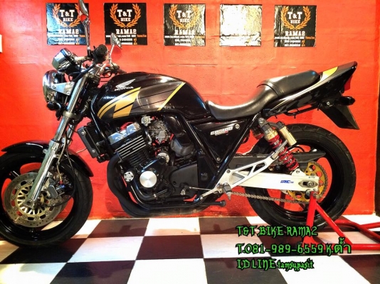 T&amp;T BIKE RAMA2 รถเข้าใหม่ครับ 62500 ฿HONDA CB400 ปี97 VS.S คาร์บูไฟฟ้าครับ อินวอย สรรพสามิตแท้ สีสวยเครื่องดี ศูนย์ตรงเซอร์วิสของเหลวเรียบร้อยระบบทุกระบบของรถ