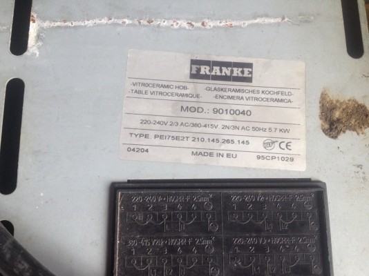 ขายเตา เซรามิค Freanke 4 หัวเตา