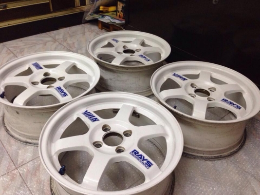 ล้อ TE 37 แท้เจแปน ขอบ 15 กว้าง 6.5 4/100