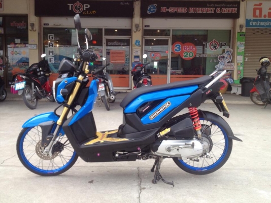 ขาย ZOOMER X สีน้ำเงิน ปี 56 สภาพเดิม ๆ ราคา เบา ๆ