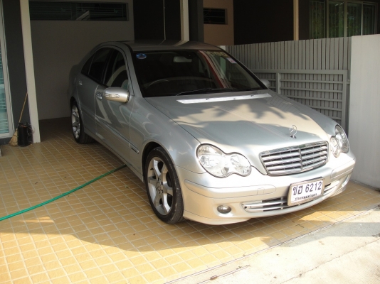 ขาย benz c class ตัว sport edition รถมือเดียว  2007 BENZ, C180 1.8 KOMPRESSOR ELEGANCE โฉม W203 (ตาถั่ว) สีบรอนซ์เงิน เกียร์ออโต้