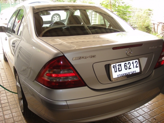 ขาย benz c class ตัว sport edition รถมือเดียว  2007 BENZ, C180 1.8 KOMPRESSOR ELEGANCE โฉม W203 (ตาถั่ว) สีบรอนซ์เงิน เกียร์ออโต้