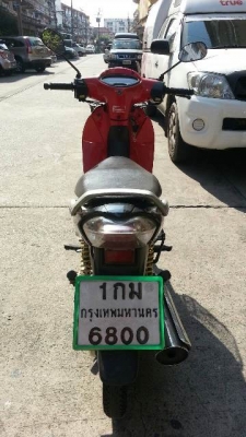 สตาร์ทมือ 125s แดงดำ กท6800 เครื่องดี 18,500