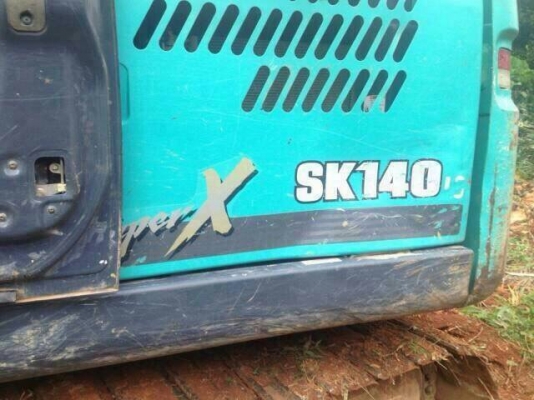 ขายแมคโครkobellco sk140 superX ไมล์4800ขาย1750000