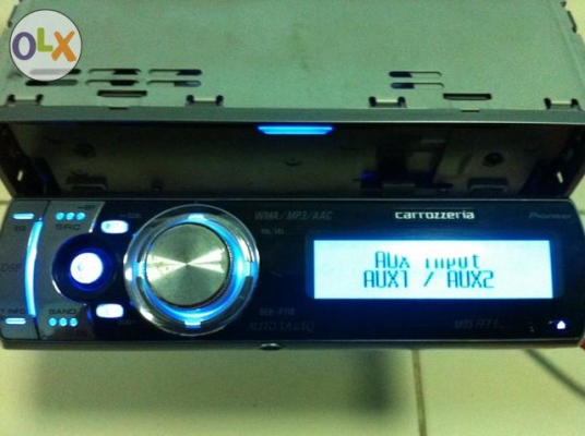 Pioneer DEH-710 Mp3 CD FM จอสไลด์กราฟฟิก ปรีเอ้า2 ชุด