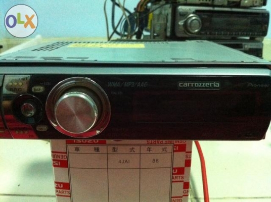 Pioneer DEH-710 Mp3 CD FM จอสไลด์กราฟฟิก ปรีเอ้า2 ชุด