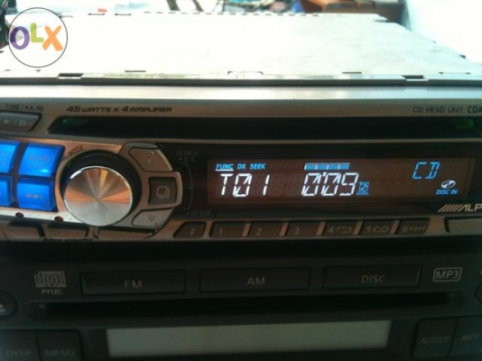 Alpine CDA-9824JS CD FM Ipod สภาพสวยมากๆ ปุ่มไม่มีลอก ลูกเล่นเยอะ มีพัดลมระบายความร้อน