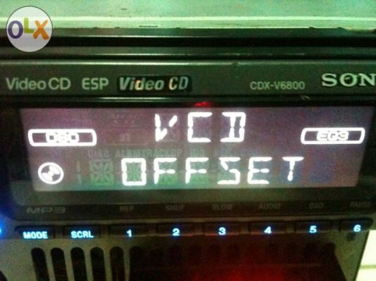 SONY CDX-V6800 MP3 VCD CD FMคลื่นไทยครบ AUX ปรีเอ้า 3 ชุด รุ่นใหญ่ ต่อจอได้ ลูกเล่นเยอะมาก
