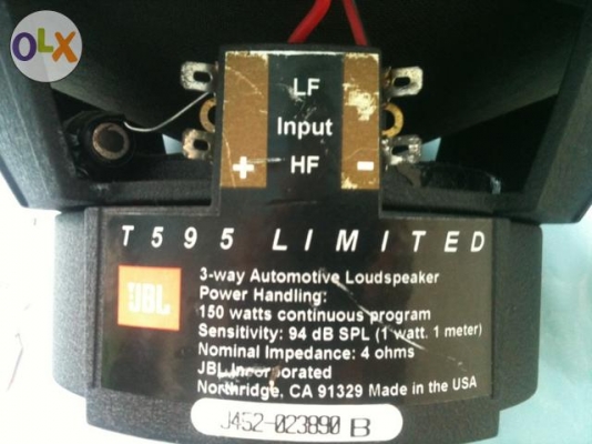 ลำโพง JBL T595 LIMITED ลำโพงในตำนาน โคลงหล่อ คุณภาพเสียง ระดับHIEND ตัวนี้เป็นตัวลิมิเต็ตหายากมากๆๆ MADE IN USA