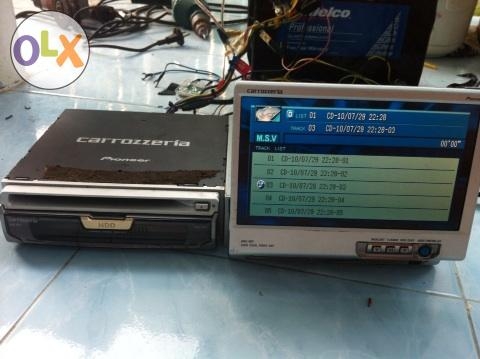 ชุดPioneer HDD จอสไลด้ไฟฟ้ามีแอมขยาย50Wคูณ4รู่น AVIC-V07 เครื่องเล่น HDD รุ่นAVIC-H99 ฮาร์ดดิส มี2ลูก ลูกละ 10GB เล่นแผ่น DVD MP3 CD