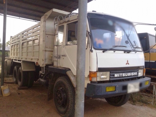 ขายรถบรรทุกสิบล้อดัมพ์ MITSUBISHI turbo ซีเรียล 3,xxx เครื่องเดิม 6D16 turbo - 220 แรง 2 เพลา ทะเบียนพร้อม