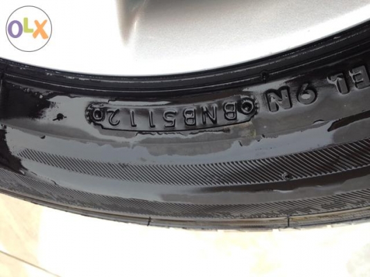 ล้อToyota altis พร้อมยาง 5รู100 R15