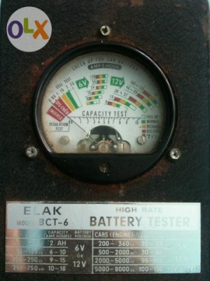 เครื่องวัดเซลแบตเตอรี่ 6v และ 12v