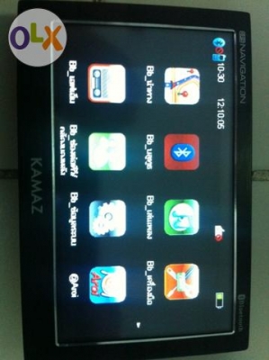 GPS KAMAZ NAVV460 Bluetooth ใช้โปรแกรม Speednavi มีที่วาง และที่ชาร์ตรถ