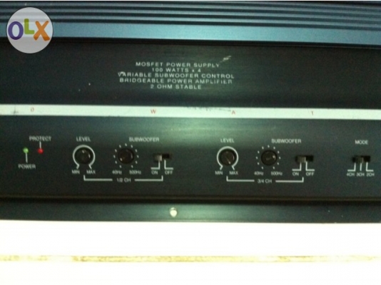 POWER AMP ADX SX-N5004 400 Watt ขับซับ ขับกลาง ปรับ CH ตัวยาว กว่า 50 เซน