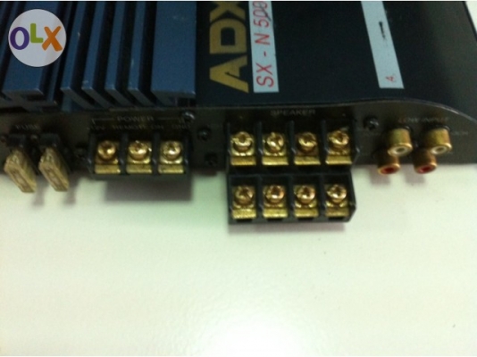 POWER AMP ADX SX-N5004 400 Watt ขับซับ ขับกลาง ปรับ CH ตัวยาว กว่า 50 เซน