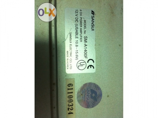POWER AMP SANSUI SM-A1400F 1400 Watt AB 4 CH MADE IN KOREA POWER AMP SANSUI SM-A1400F 1400 Watt AB 4 CH MADE IN KOREA