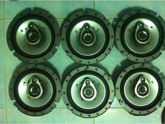 Pioneer TS-1629 ดอกลำโพง ขนาด 6 นิ้วแกนร่วม 3 ทาง กำลังขับ 80 Watt 4 โอมห์ แม่เหล็กแบบ Strontium Magnet