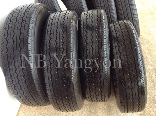 ยาง bridgestone 195R15 ปี 14+13 ญี่ปุ่นแท้ๆ