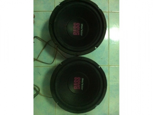 ซับ 10 นิ้ว ALPINE SWS-2545P แม่เหล็กใหญ่ 300W MADE IN TAIWAN