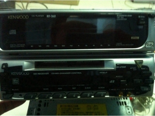 KENWOOD RD-360และRX-670MD MD CD EQ11แบน กราฟฟิก 9 แบบ ปรีเอ้า 1 ชุุดนี้มี2ชิ้น
