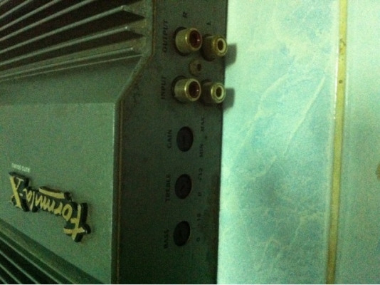 power amp Formula X 2แชลนอน 80 watt มีปรับเสียงในตัว