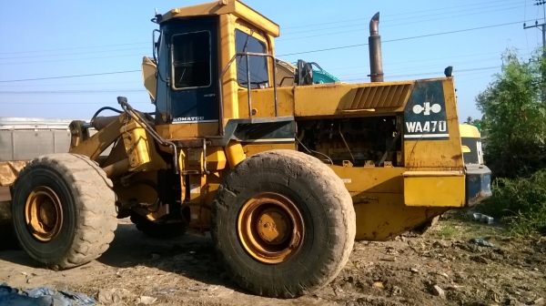 รถตักล้อยาง โคมัสสุWA 470 ครบทุกอย่างแอร์ครบ ปรับแต่งพร้อมใช้งาน ยางหมดดอก เรื่องอื่นดีหมดเก่า่นอกประมูลงานไม่ได้อยากขาย