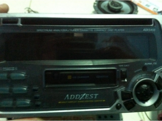 ADDZEST ADX5455 2 DIN เทป CD กราฟฟิกEQ