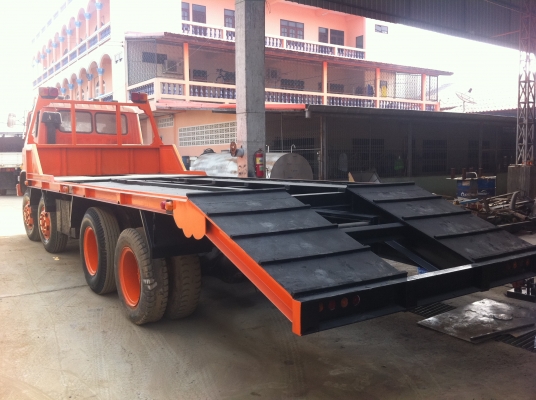 HINO 226 เครื่องเดิม 220 แรงม้า เทเลอร์ 12 ล้อ ทะเบียนพร้อมโอน สภาพพร้อมใช้