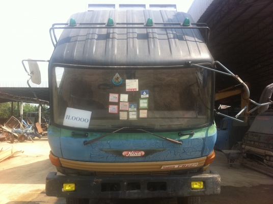 HINO F17 ดั้ม เครื่อง EH700-168 แรงม้า กระบะพื้นแสตนเลส สภาพพร้อมใช้ ทะเบียนพร้อมโอน