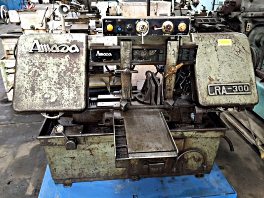 ขายเลื่อยสายพาน 2ตัว AMADA BAND SWING MACHINE