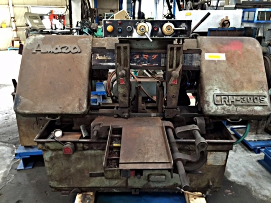 ขายเลื่อยสายพาน 2ตัว AMADA BAND SWING MACHINE