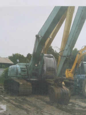 รถแบ็คโฮลมือสอง,Kobelco SK220 Mark V LongBoom บุมยาว 18 เมตร