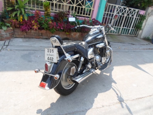 ยังไงก็ขาย honda phantom200ปี48กุญแจบน ตกแต่งสไตล์ Harley Dayvidsan รถบ้านเดิมๆชุดโอนครบ