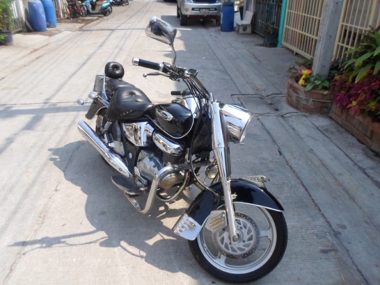 ยังไงก็ขาย honda phantom200ปี48กุญแจบน ตกแต่งสไตล์ Harley Dayvidsan รถบ้านเดิมๆชุดโอนครบ