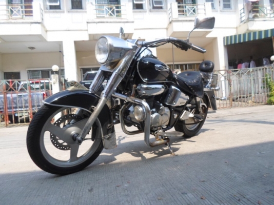 ยังไงก็ขาย honda phantom200ปี48กุญแจบน ตกแต่งสไตล์ Harley Dayvidsan รถบ้านเดิมๆชุดโอนครบ