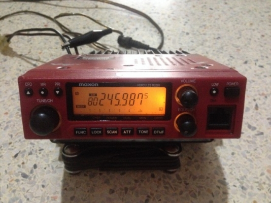วิทยุสือสาร maxon m2099 สภาพใช้งานได้ปกติไม่มีไมลนะครับตามรูป