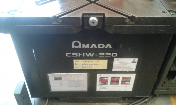 ขายเครื่องบากมุม Amada รุ่น CSHW-220 ขายเครื่องบากมุม Amada รุ่น CSHW-220
