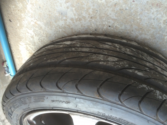 ขายล้อแม็ก4รู100 พร้อมยาง195/55R15 85V ราคาถูก