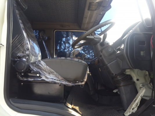 ขายรถ 10 ล้อ เทรลเลอร์ บรรทุกรถเกี่ยวข้าว 2 เพลา HINO FM3H เครื่อง HO7D = 195 แรงม้า หัวเดิม ครัซซีเดิม