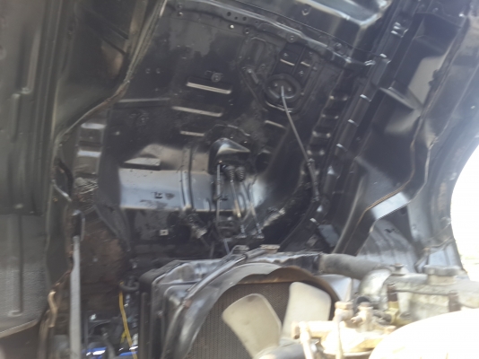 ขายรถ 10 ล้อ เทรลเลอร์ บรรทุกรถเกี่ยวข้าว 2 เพลา HINO FM3H เครื่อง HO7D = 195 แรงม้า หัวเดิม ครัซซีเดิม