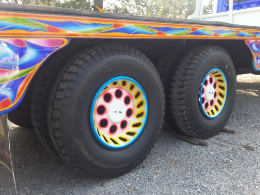 ขายรถ 10 ล้อ เทรลเลอร์ บรรทุกรถเกี่ยวข้าว 2 เพลา HINO FM3H เครื่อง HO7D = 195 แรงม้า หัวเดิม ครัซซีเดิม