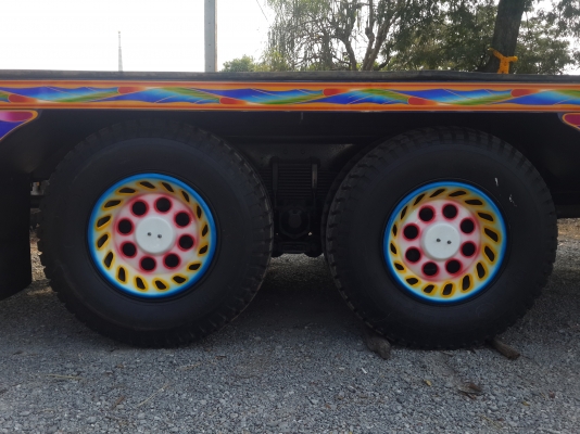 ขายรถ 10 ล้อ เทรลเลอร์ บรรทุกรถเกี่ยวข้าว 2 เพลา HINO FM3H เครื่อง HO7D = 195 แรงม้า หัวเดิม ครัซซีเดิม