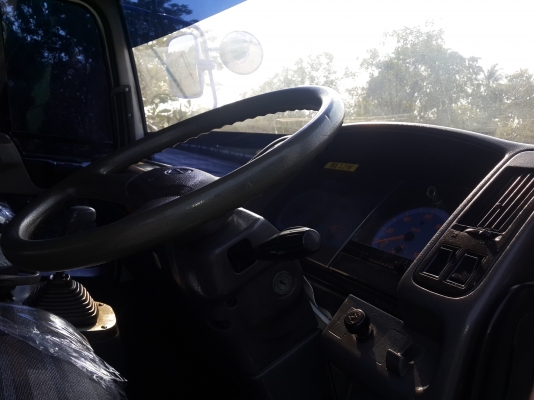 ขายรถ 10 ล้อ เทรลเลอร์ บรรทุกรถเกี่ยวข้าว 2 เพลา HINO FM3H เครื่อง HO7D = 195 แรงม้า หัวเดิม ครัซซีเดิม