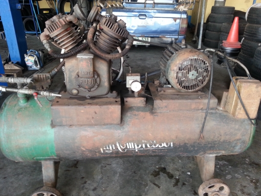 ขายปั้มลมญี่ปุ่น ฟูจิ ถังใหญ่ 500 ลิตร พร้อมใช้สีเดิม ทดลองได้