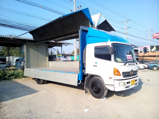 6 ล้อใหญ่  ( ตู้ไฮดรอลิค..ปีกนก..ท้ายลิฟท์ )  HINO MEGA FG1J 220 แรงม้า * ยาว 7.20 ม.* รถสวยเดิม * รถห้างแท้ * มีเล่มพร้อม *